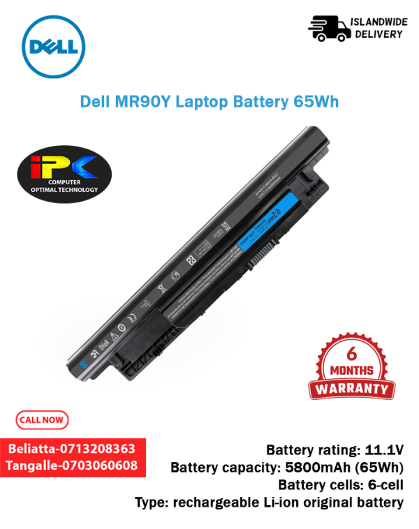 Dell-MR90Y-Laptop-Battery-65Wh